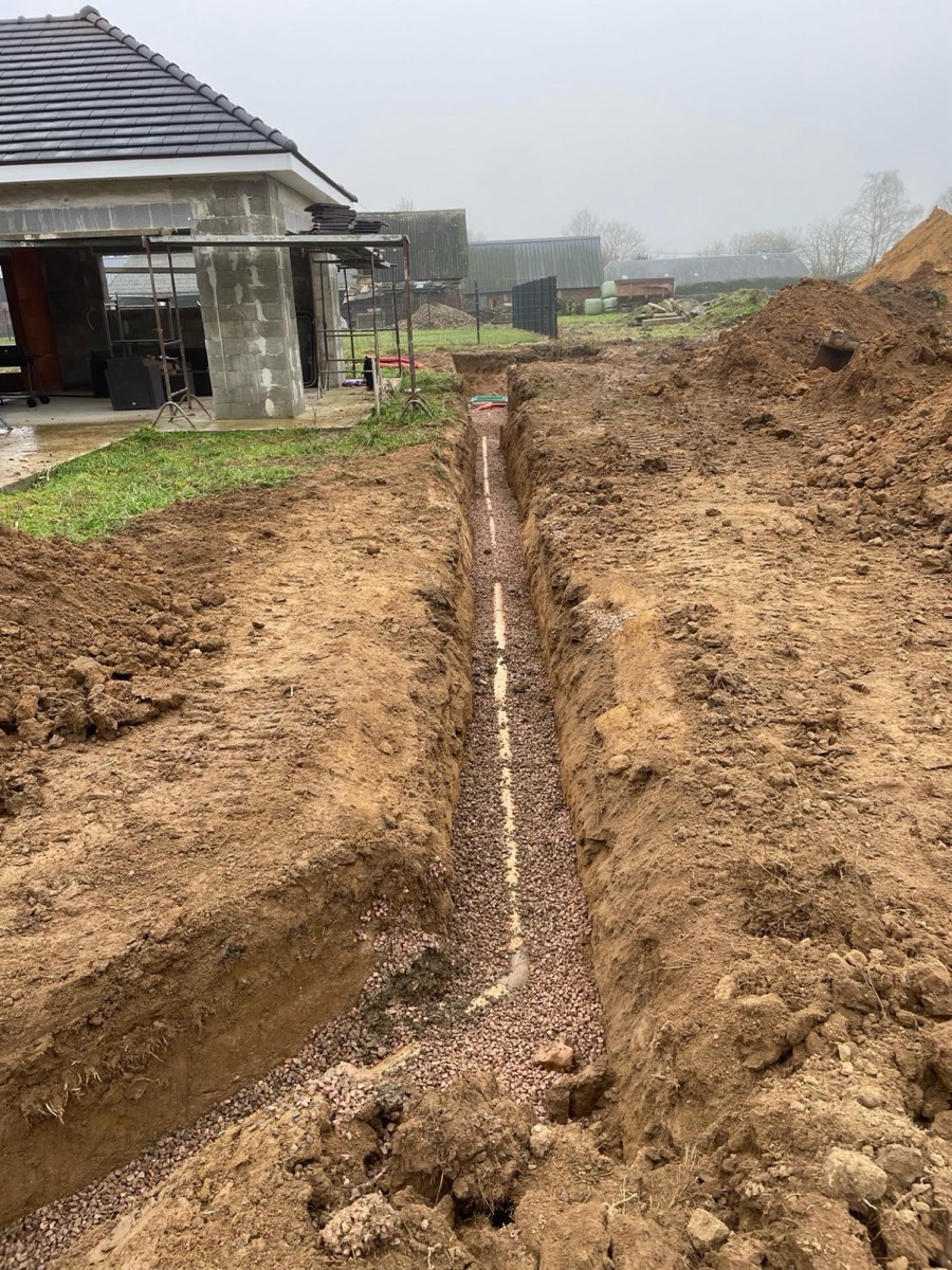 Travaux de drainage et assainissement